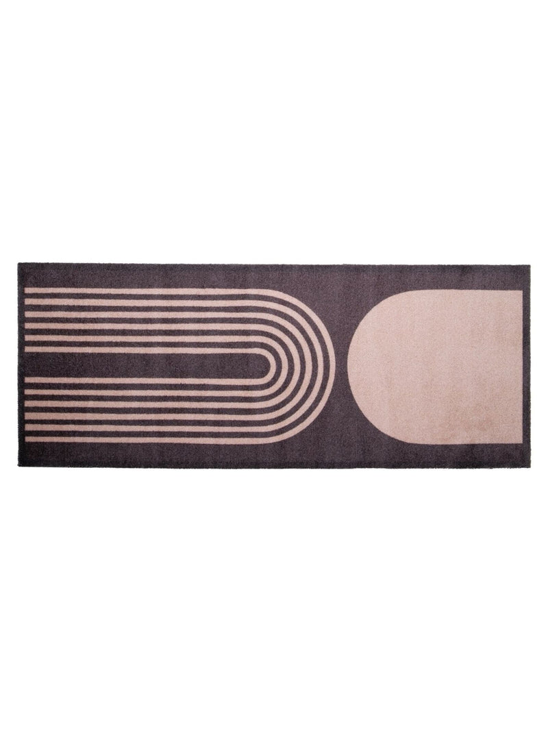 Artsy Mats brown abstract runner 60x150 cm, UK version