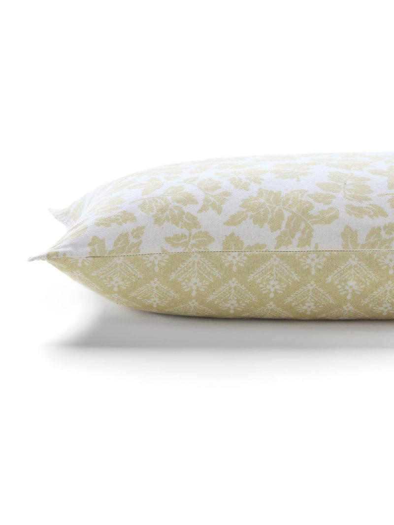 Laura Ashley cushion Lady Fern yellow ochre 30x50cm, imported from the UK