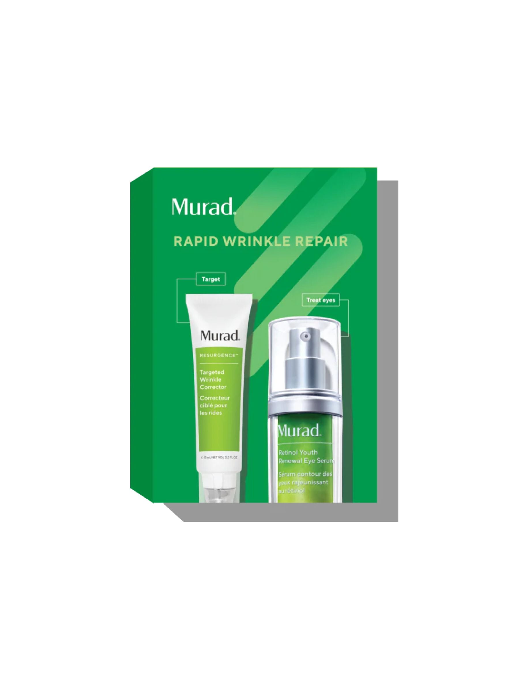 Murad anti-ageing retinol serum and night cream set - British product