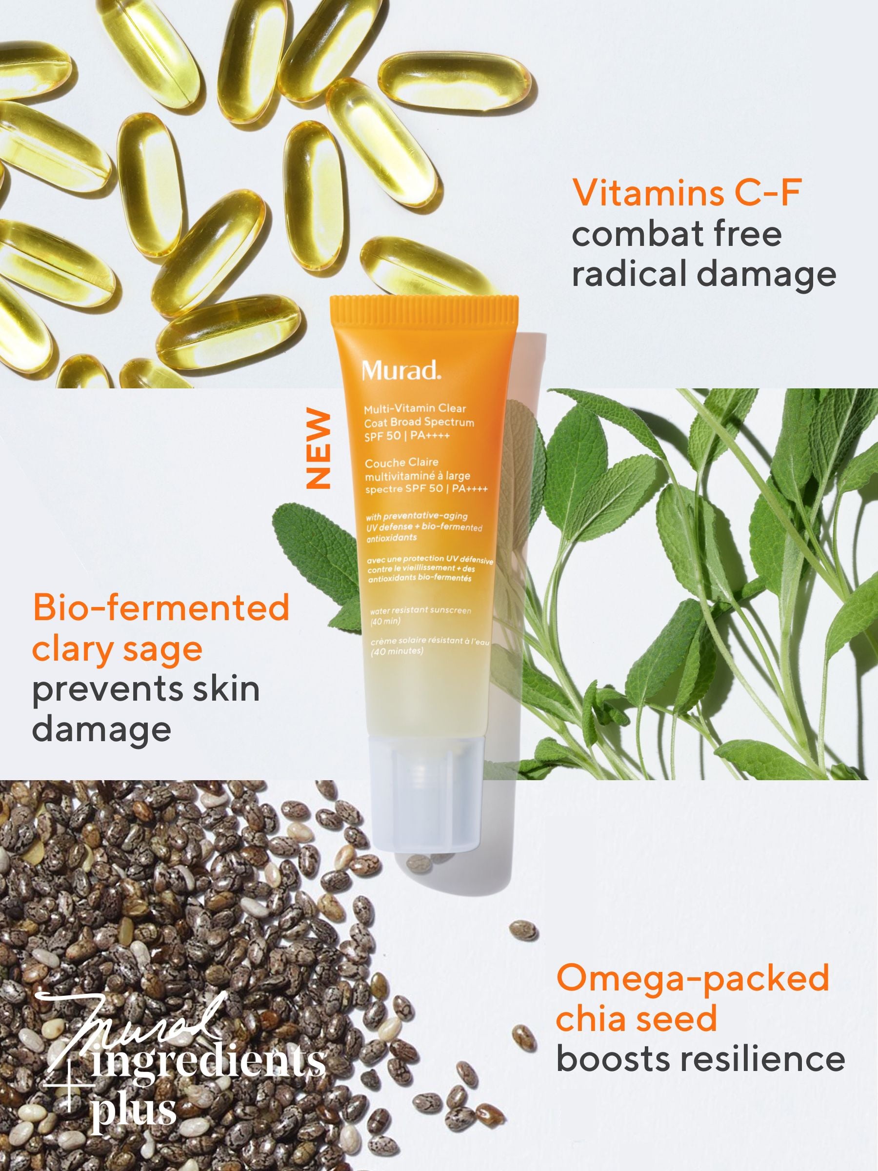 Murad MultiVitamin Clear Coat SPF 50 Moisturiser 50ml