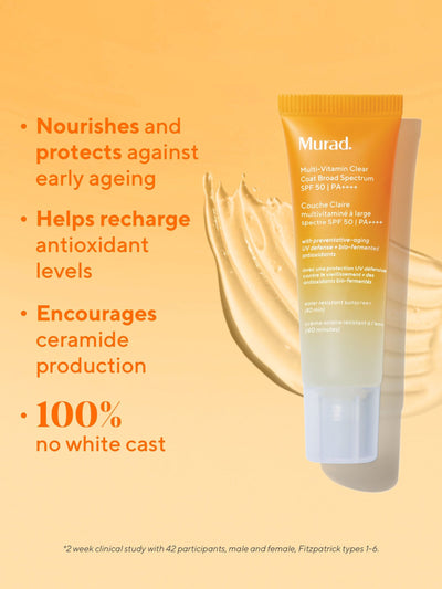 Murad MultiVitamin Clear Coat SPF 50 Moisturiser 50ml