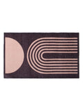 Artsy Mats brown abstract washable doormat 80x50 cm, imported from the UK