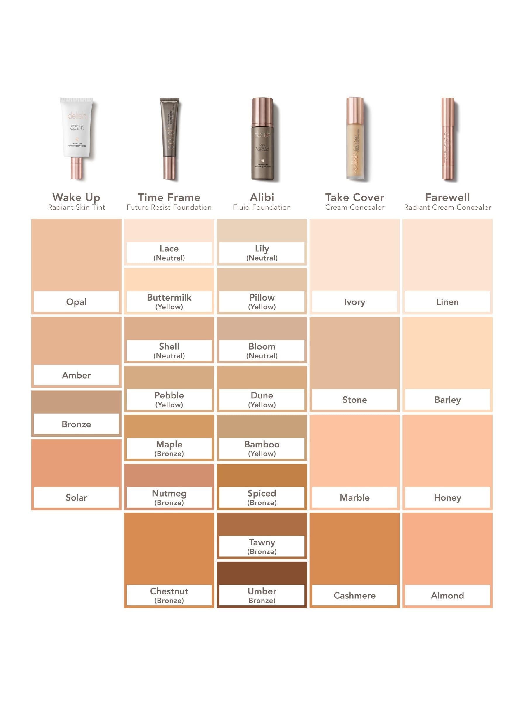 Delilah Time Frame Future Resist Foundation SPF 20 - British product
