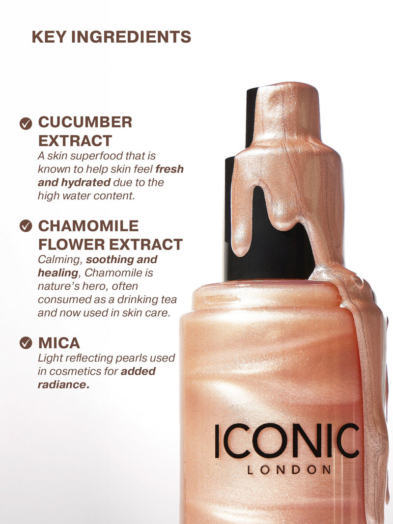 ICONIC London Prep-Set-Glow setting spray Full Size, UK version