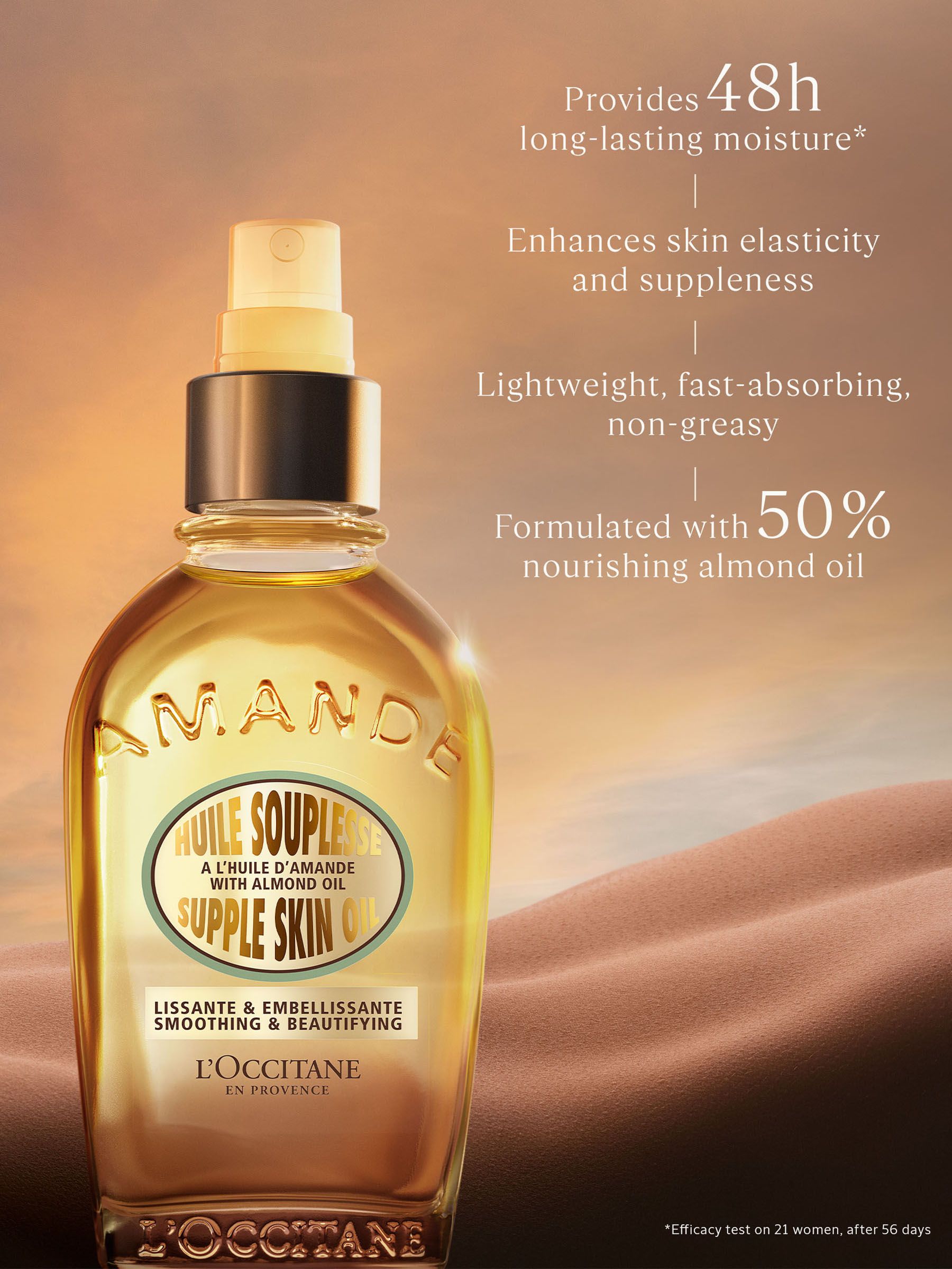 L'Occitane Almond Supple Skin Oil 100ml, UK version