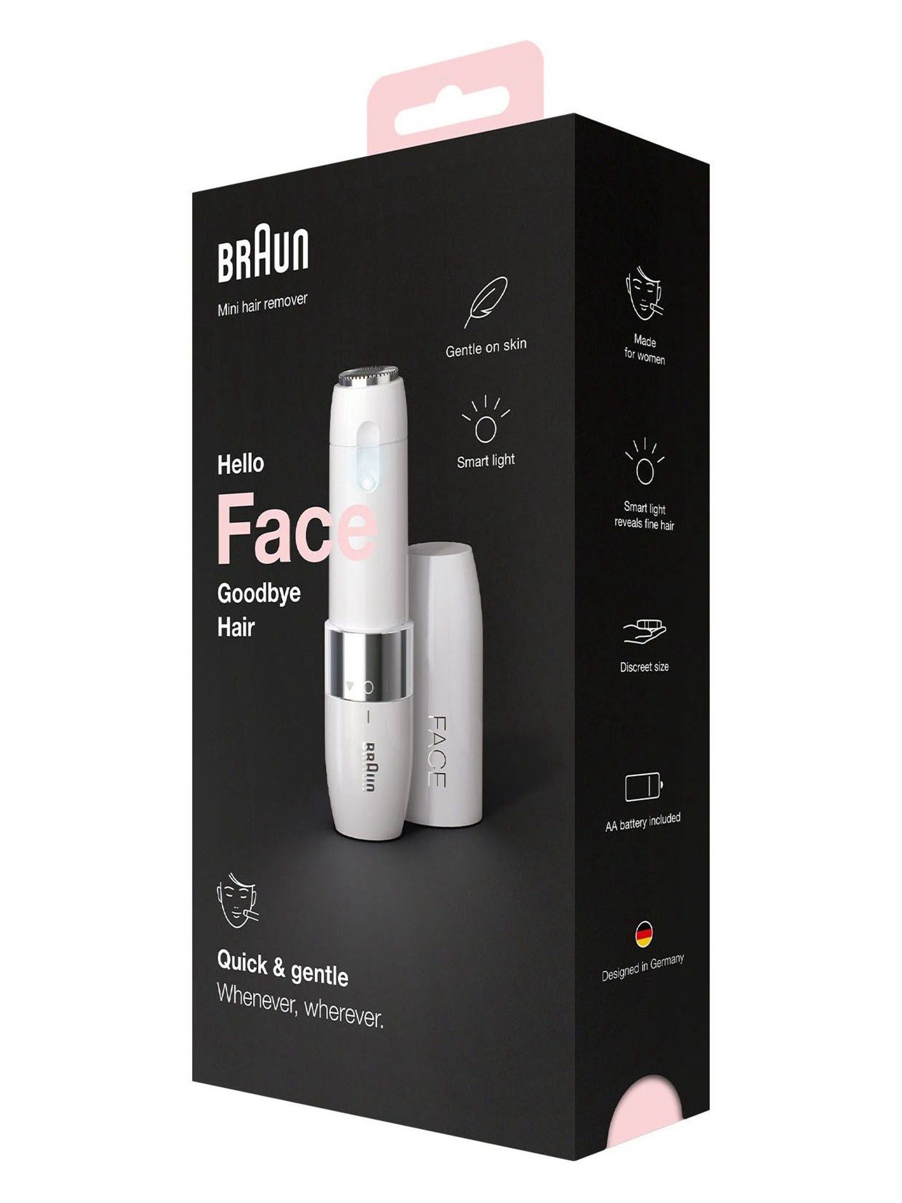 Braun facial hair remover FS1000, imported from the UK
