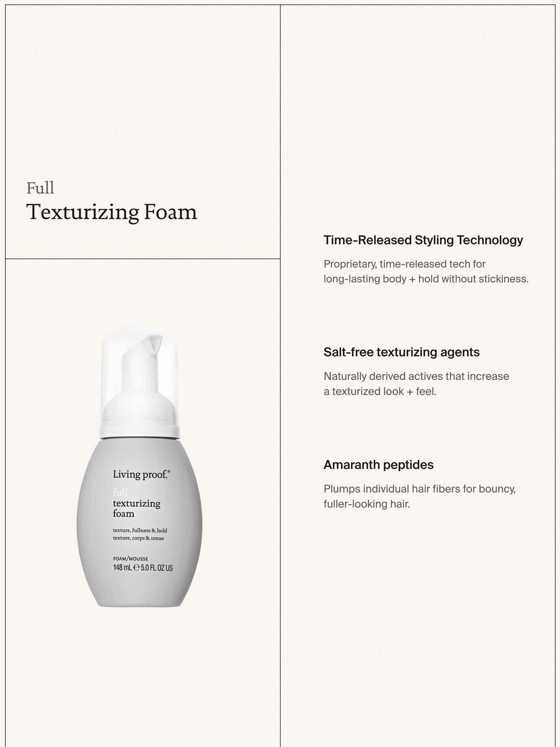 Living Proof texturizing foam 148ml (British brand)