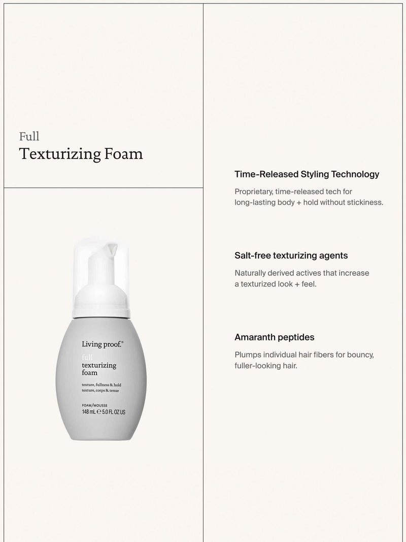 Living Proof texturizing foam 148ml (British brand)
