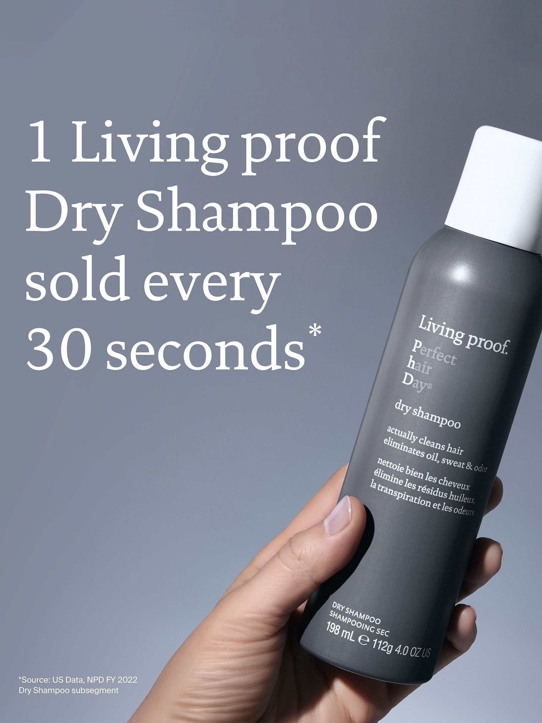 Living Proof Perfect Hair Day Dry Shampoo 198ml, imported from the UK