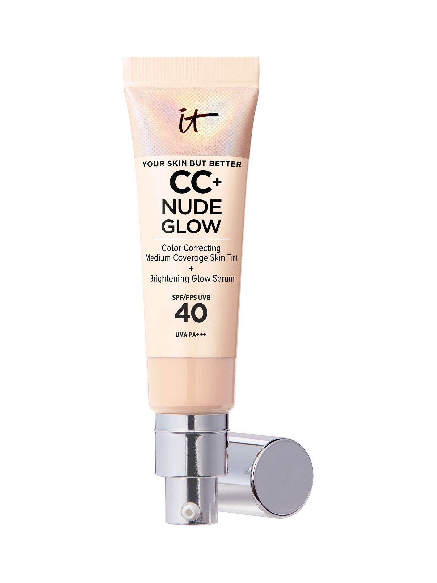 IT Cosmetics CC+ Nude Glow Lightweight Foundation + Glow Serum with SPF 40
