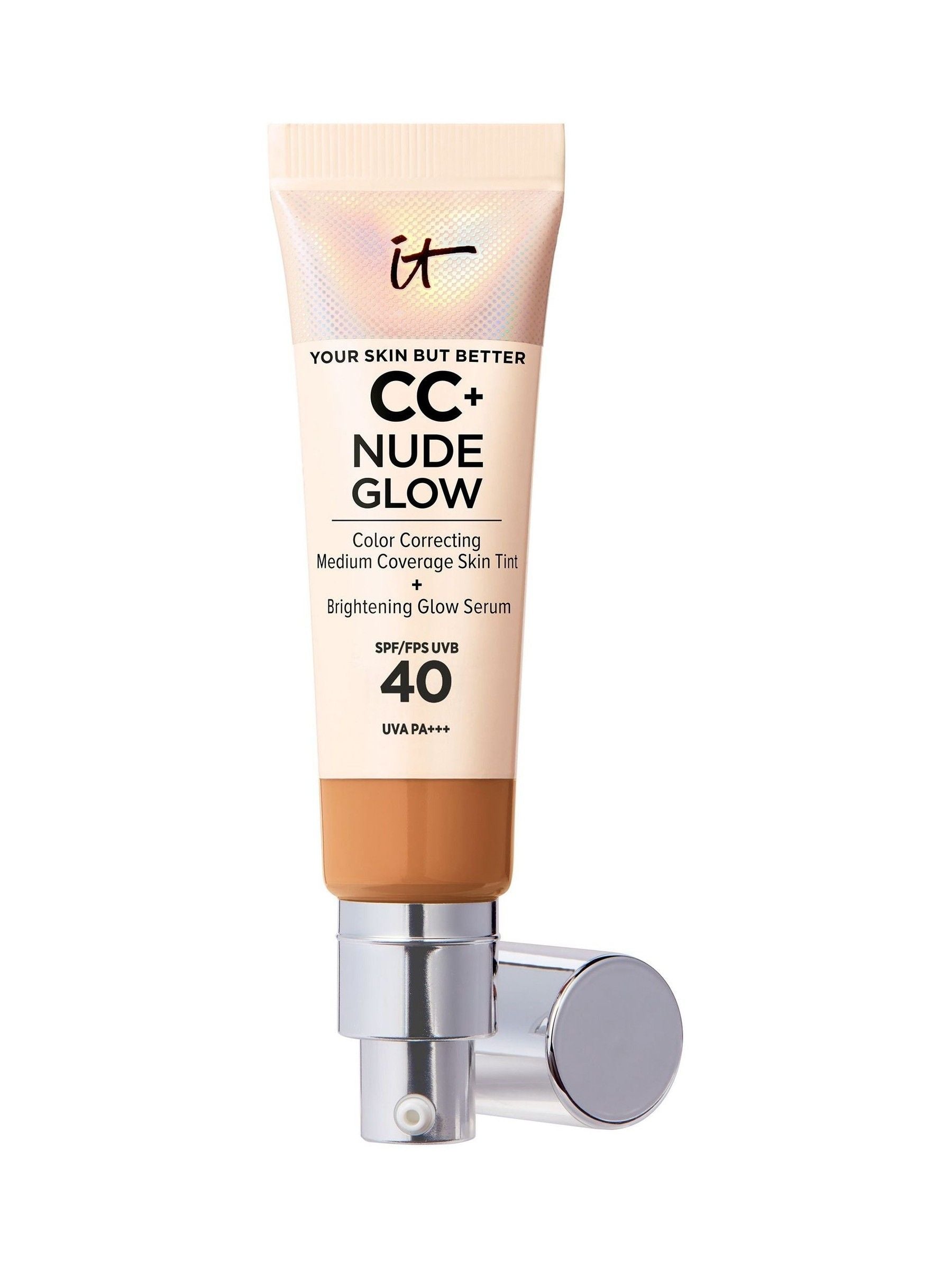 IT Cosmetics CC+ Nude Glow Lightweight Foundation + Glow Serum with SPF 40