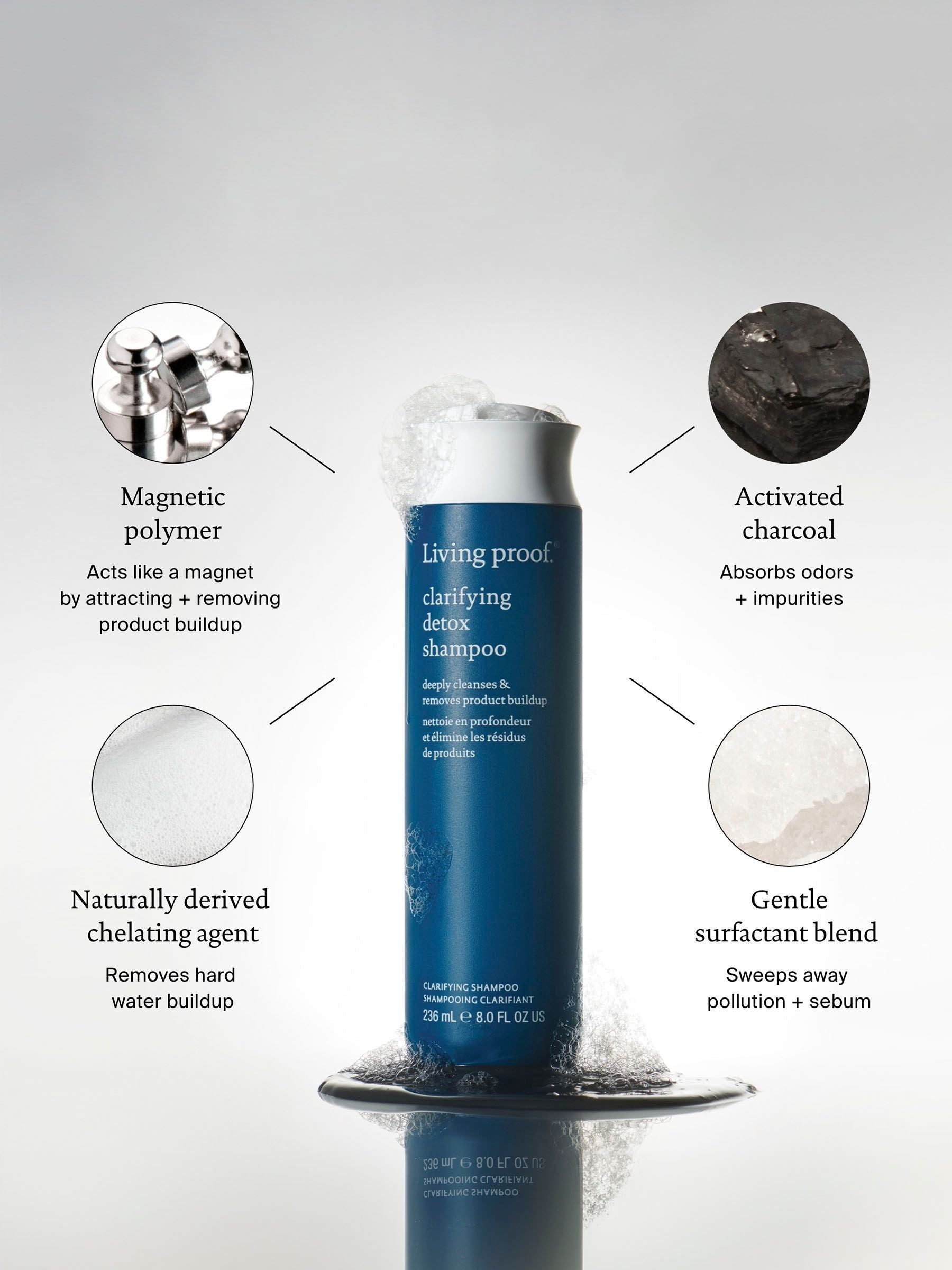 Living Proof clarifying detox shampoo 236ml, imported from the UK