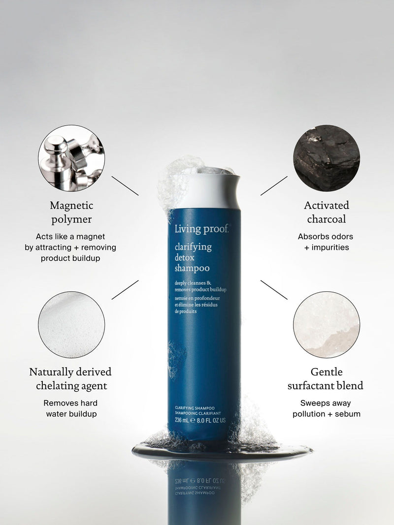Living Proof clarifying detox shampoo 236ml, imported from the UK