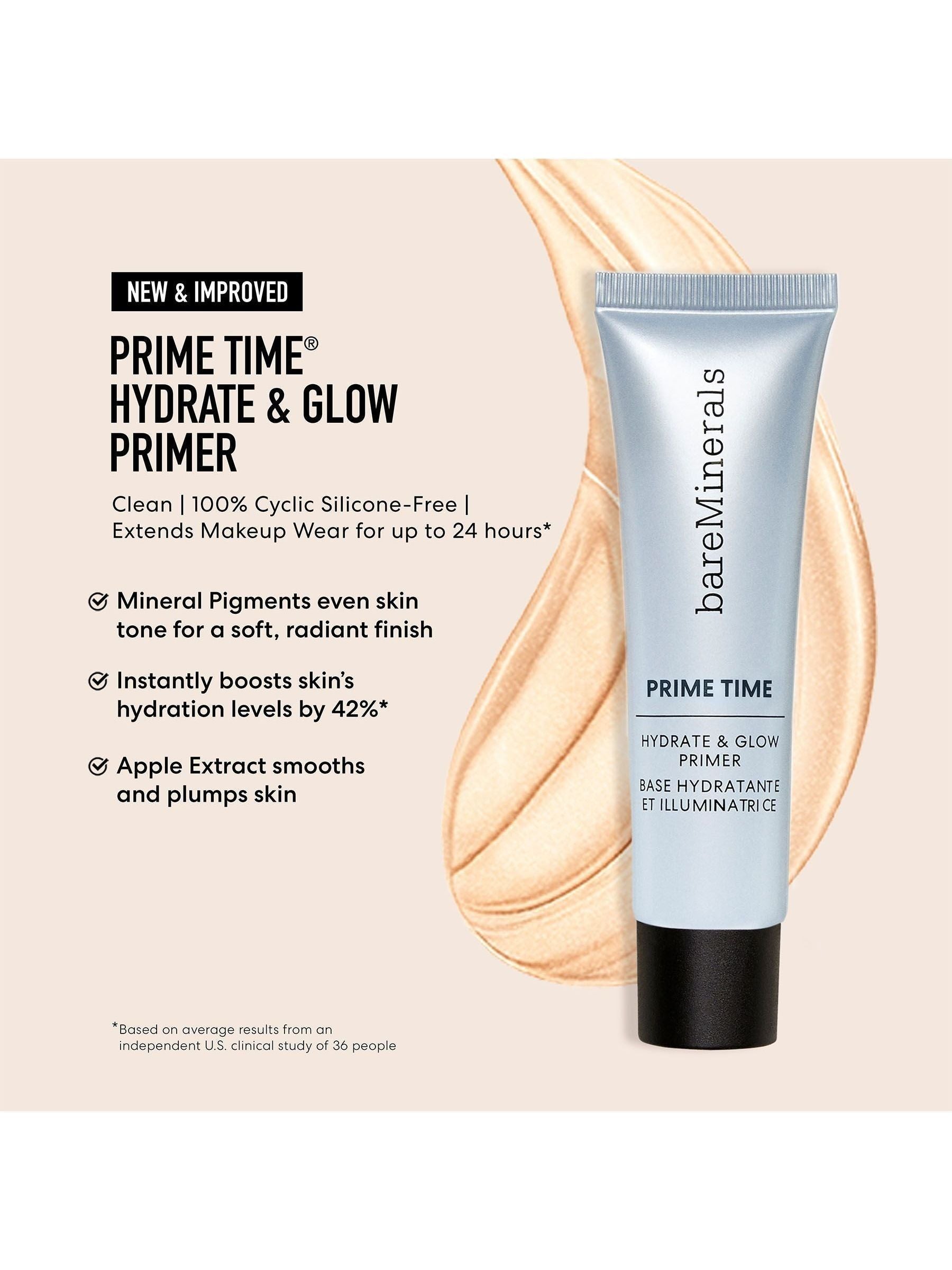 bareMinerals PRIME TIME Hydrate & Glow primer - British product