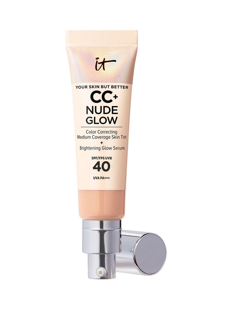 IT Cosmetics CC+ Nude Glow Lightweight Foundation + Glow Serum with SPF 40