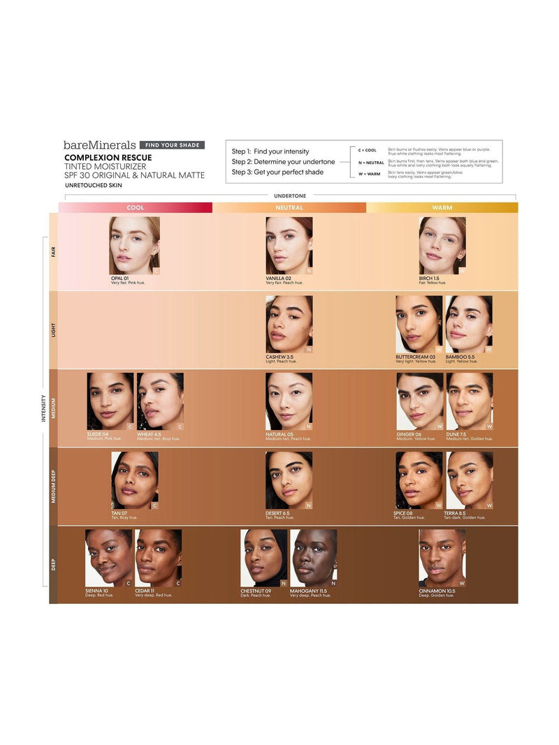 bareMinerals matte tinted moisturiser SPF 30 - British product