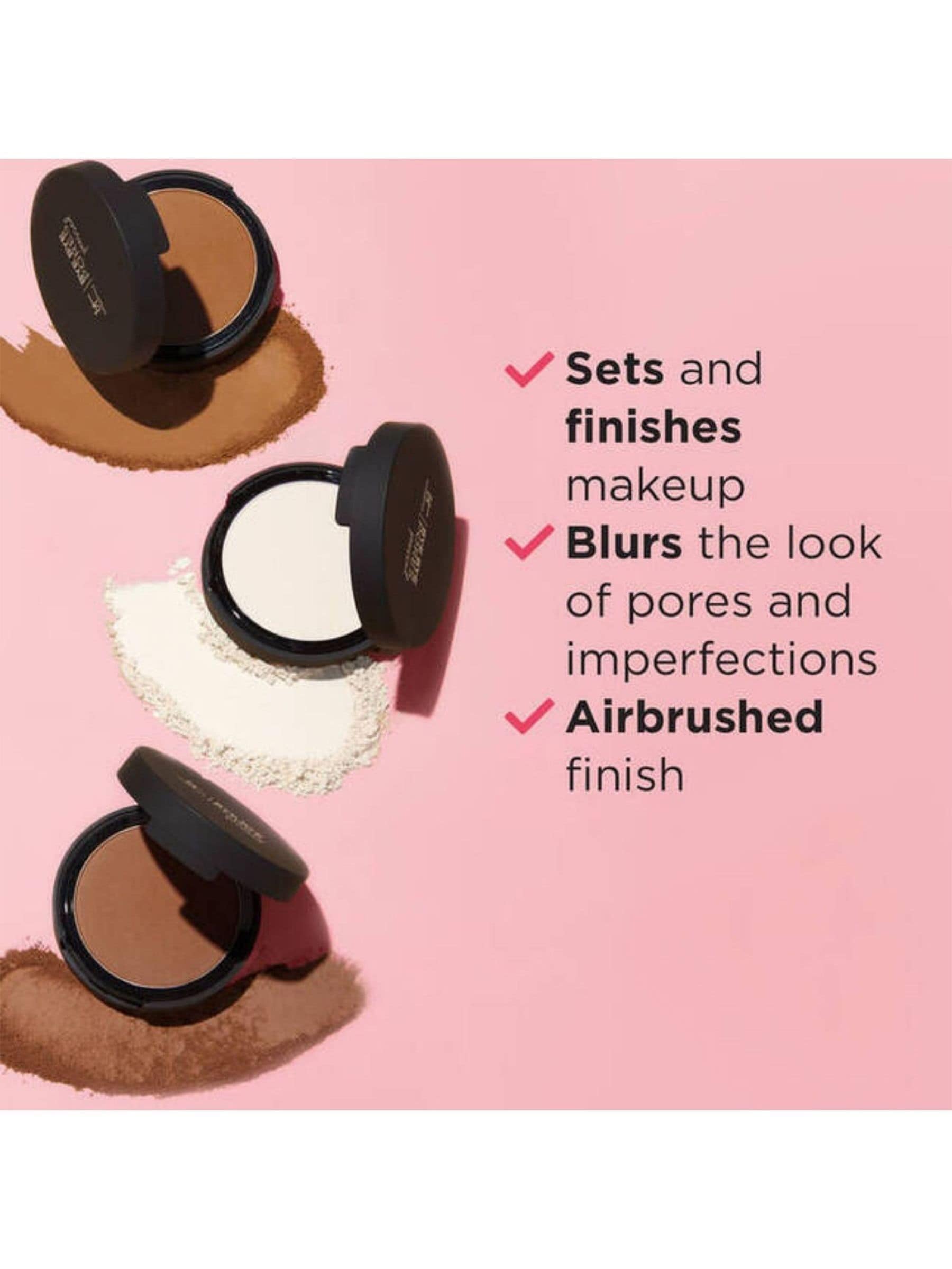 IT Cosmetics Bye Bye Pores Pressed Powder translucent finishing powder (British brand)