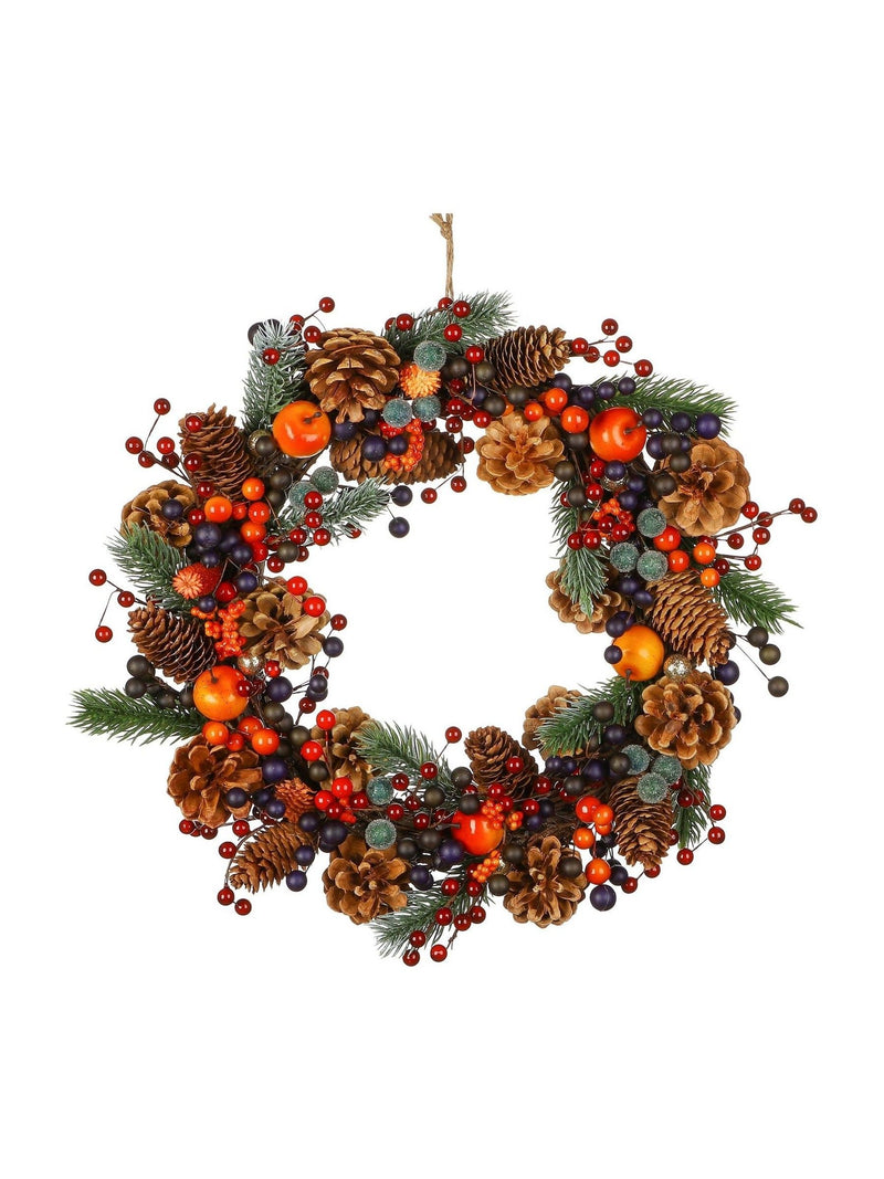 Dibor orange harvest fruits wreath 40cm - British product