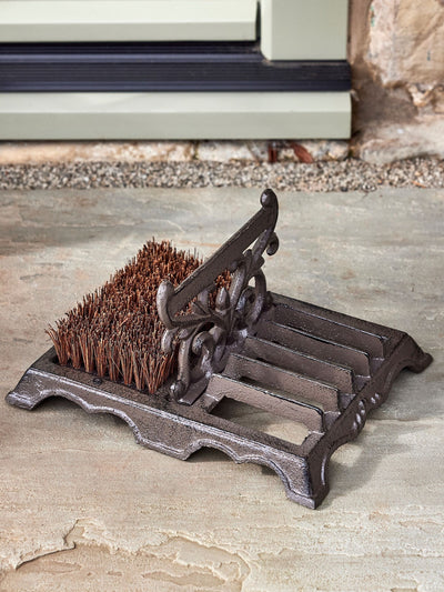 Next Dibor Brown Cast Iron Boot Brush and Scraper- Buy online at McGrocer