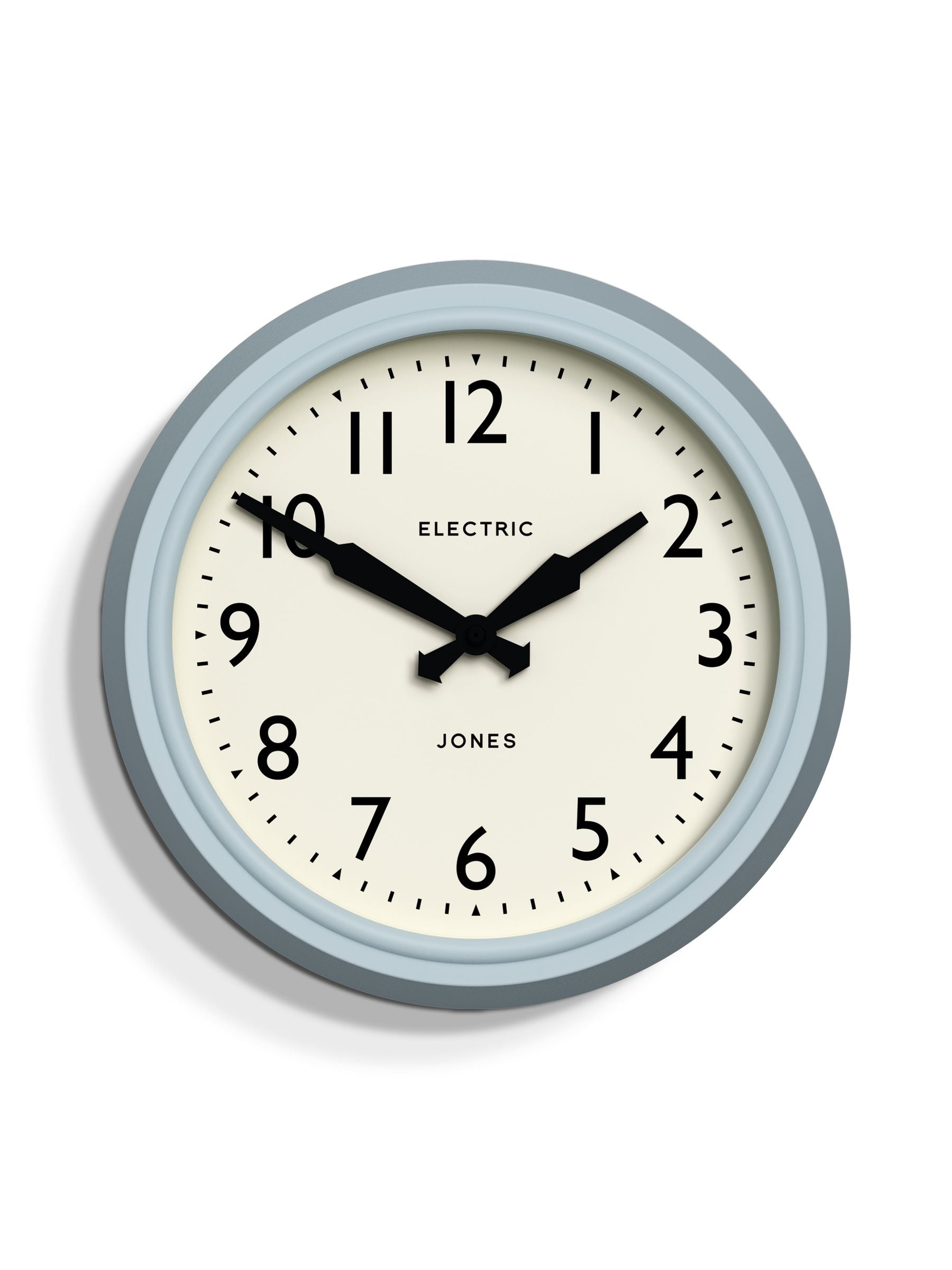 Jones Clocks Clear Blue Telecom wall clock 27cm, UK version