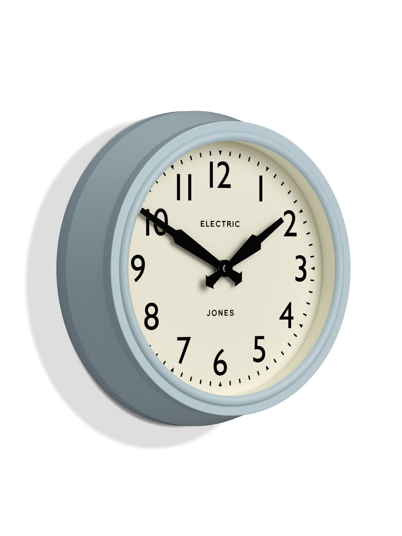 Jones Clocks Clear Blue Telecom wall clock 27cm, UK version