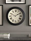 Jones Clocks Black Supper Club Wall Clock 40cm