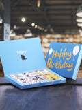 Gnaw Happy Birthday Letterbox Chocolates 3 Bars