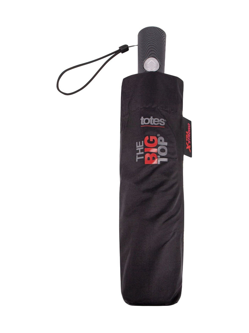 Totes black automatic big top umbrella 123cm canopy - British product