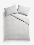 Natural Textured Duvet Cover and Pillowcase Set, imported from the UK