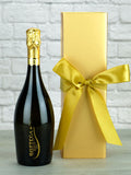 Le Bon Vin Bottega Sparkling Wine in Gold Bow Gift Box