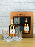 Le Bon Vin Bottega Bacur Gin Gift Set with 2 Glasses