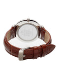 Mr Beaumont brown leather personalised watch, imported from the UK