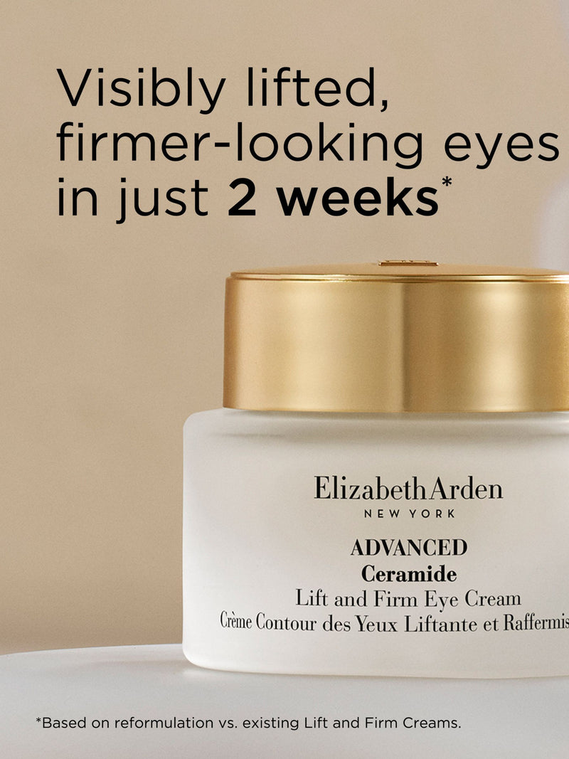 Elizabeth Arden Advanced Ceramide Lift and Firm Eye Cream 15ml, imported from the UK