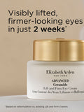 Elizabeth Arden Advanced Ceramide Lift and Firm Eye Cream 15ml, imported from the UK