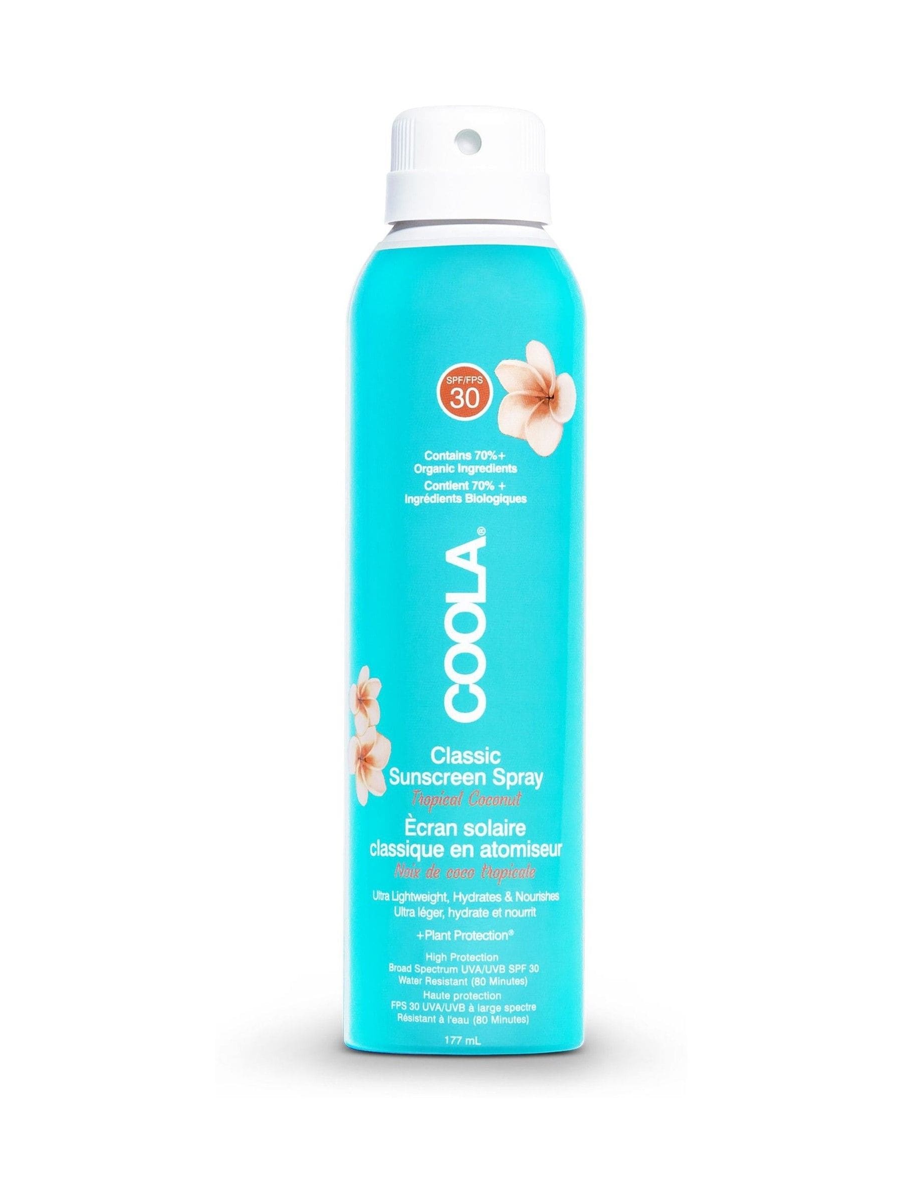 SPF 30 Water-Resistant Sun Cream Spray 177ml with Antioxidants