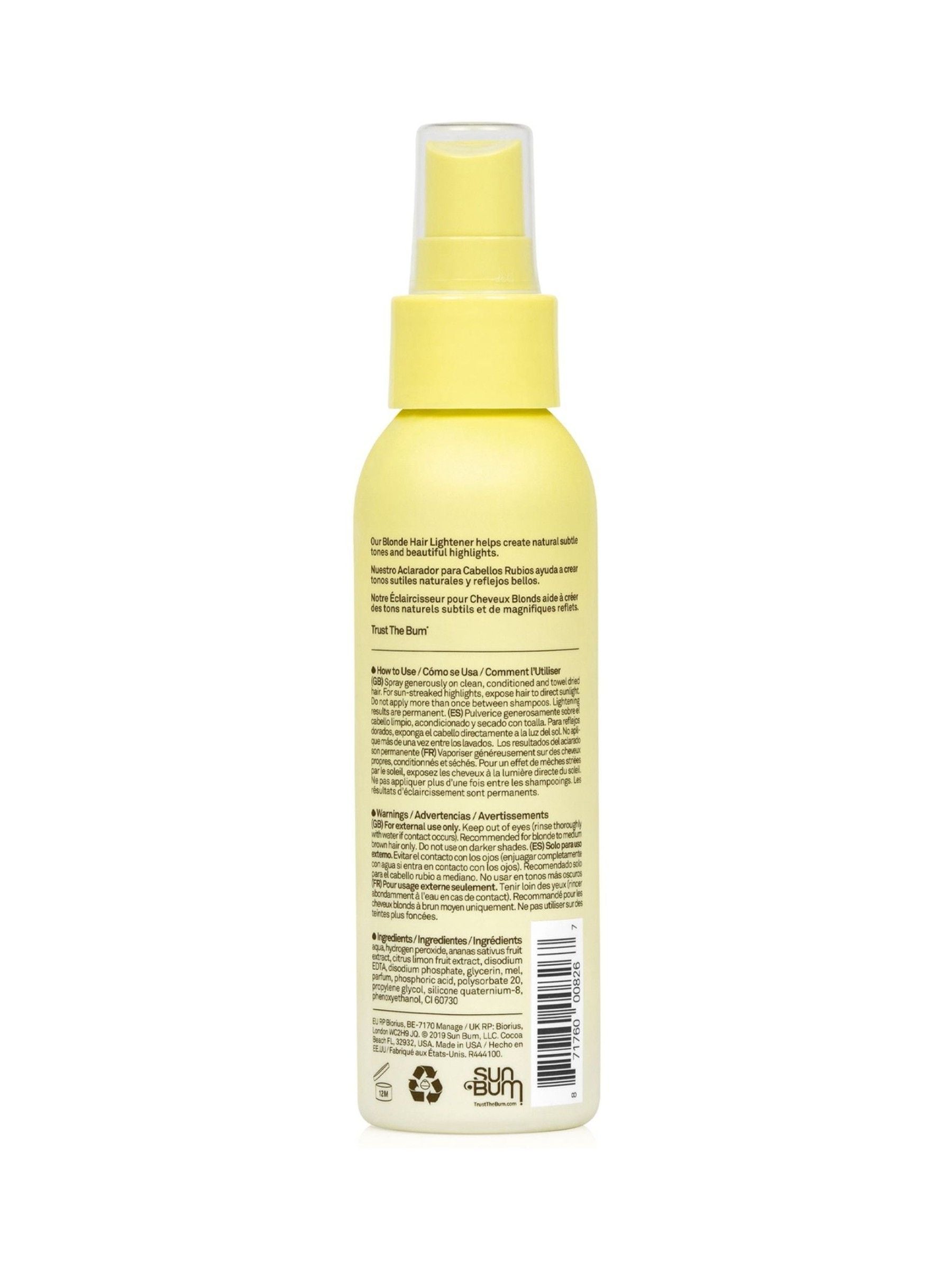 Sun Bum blonde hair lightener 118ml (British brand)