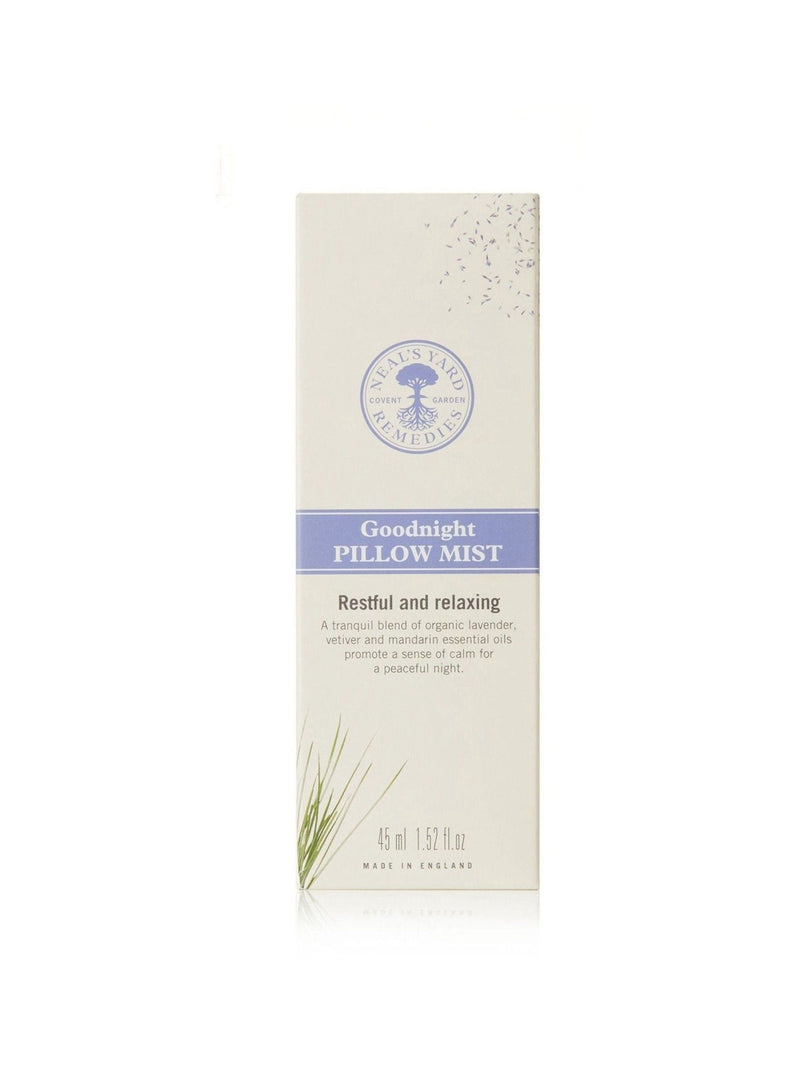 Neals Yard Remedies Goodnight Pillow Mist 45ml, imported from the UK
