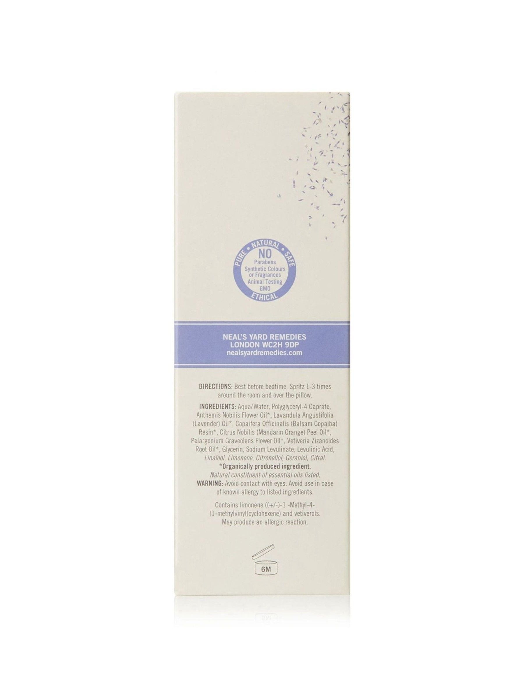 Neals Yard Remedies Goodnight Pillow Mist 45ml, imported from the UK