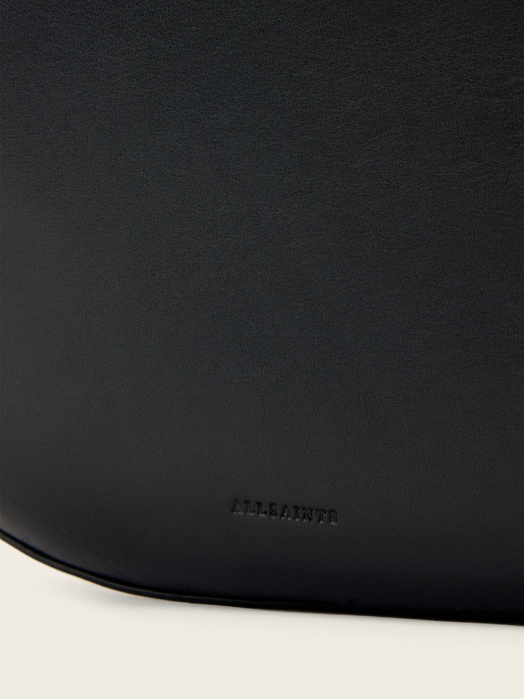 AllSaints Black Luna hobo bag (British brand)