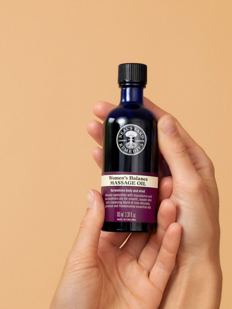 Neals Yard Remedies Women's Balance Massage Oil 100ml, imported from the UK