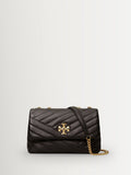 Tory Burch black small Kira chevron shoulder bag (British brand)