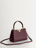 Tory Burch Red Eleanor Mini Satchel handbag, imported from the UK