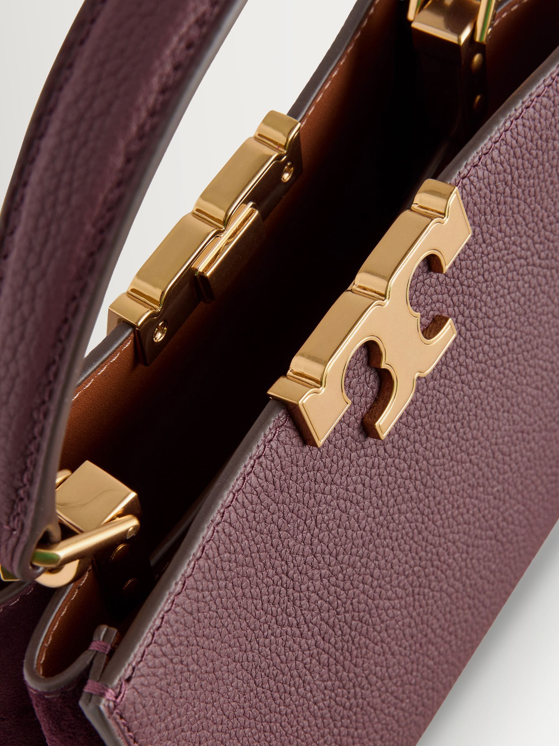Tory Burch Red Eleanor Mini Satchel handbag, imported from the UK