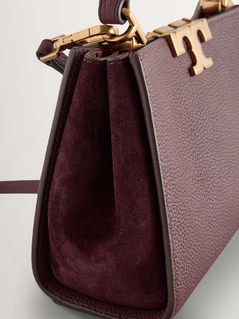 Tory Burch Red Eleanor Mini Satchel handbag, imported from the UK
