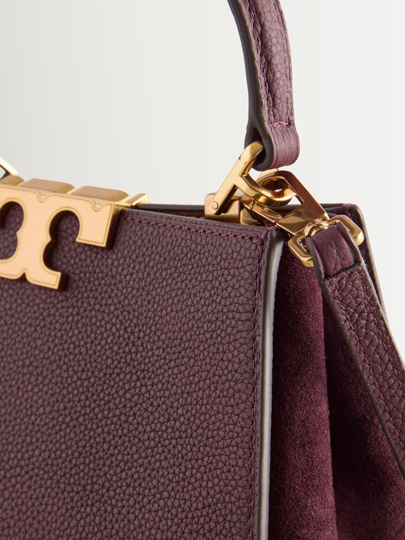 Tory Burch Red Eleanor Mini Satchel handbag, imported from the UK