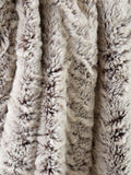 Catherine Lansfield grey wolf faux fur throw blanket 150x200cm - British product