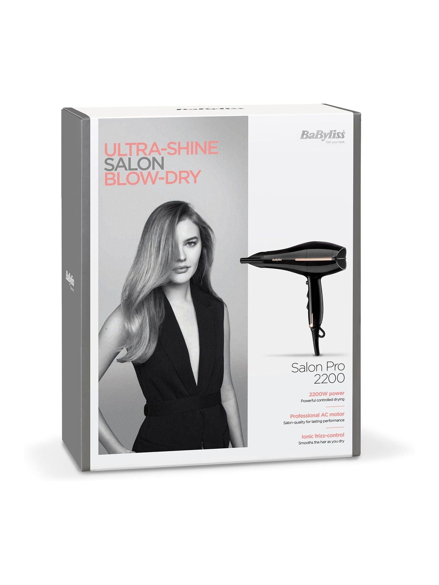 BaByliss hair dryer Salon Pro 2200, UK version