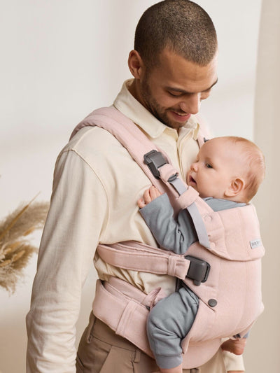 Next BabyBjörn Baby Carrier Harmony Woven Melangé Light Pink- Buy online at McGrocer