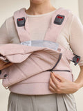 BabyBjörn baby carrier light pink harmony woven melangé - British product