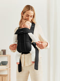 BabyBjörn mini baby carrier black woven, UK version
